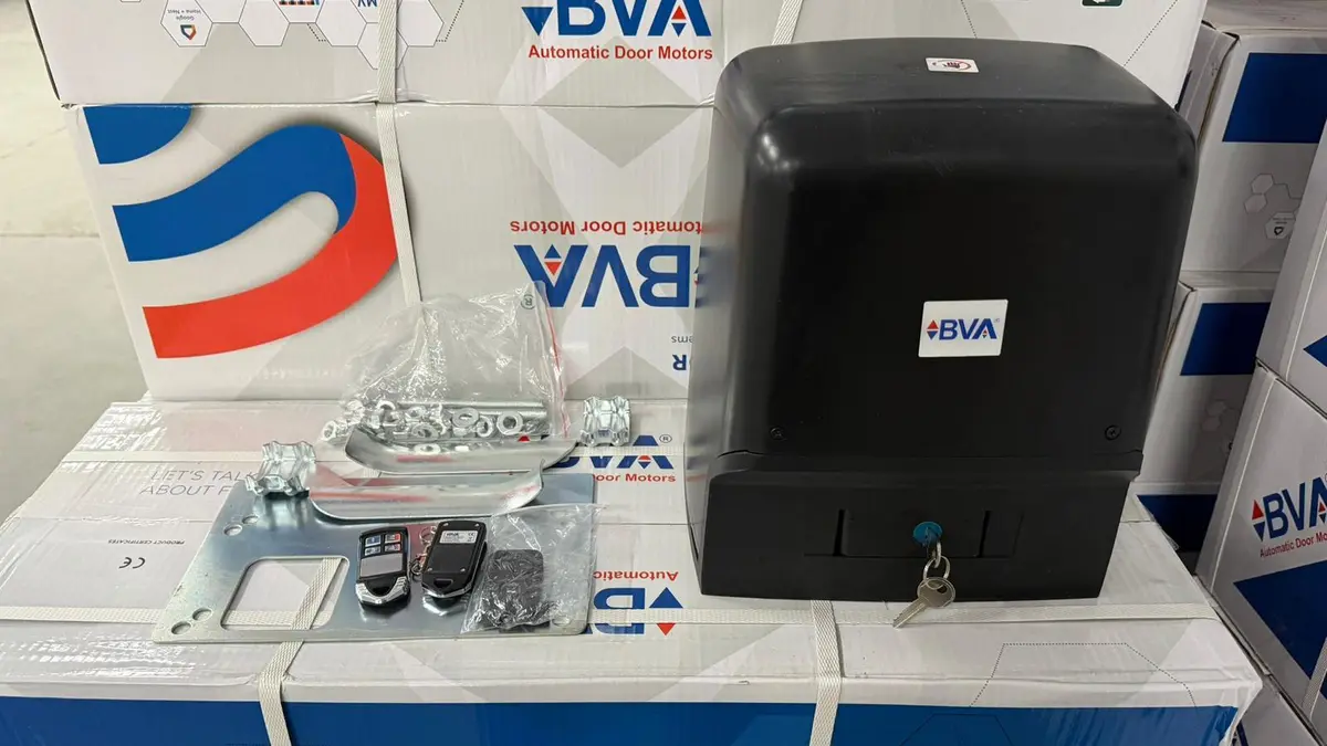 BVA yana kayar bahçe kapısı motoru ve kumandaları